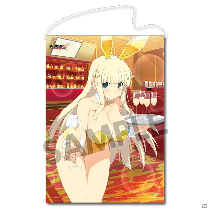 「閃乱カグラ NewWave Gバースト」より「焔 チアガールver.」「詠 バニーver.」などのB2タペストリーが登場の画像2