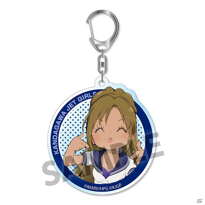 「神田川JET GIRLS」より早くもグッズ化！B2タペストリー、アクリルキーホルダー、アクリルフィギュア、缶バッジコレクションが登場の画像15