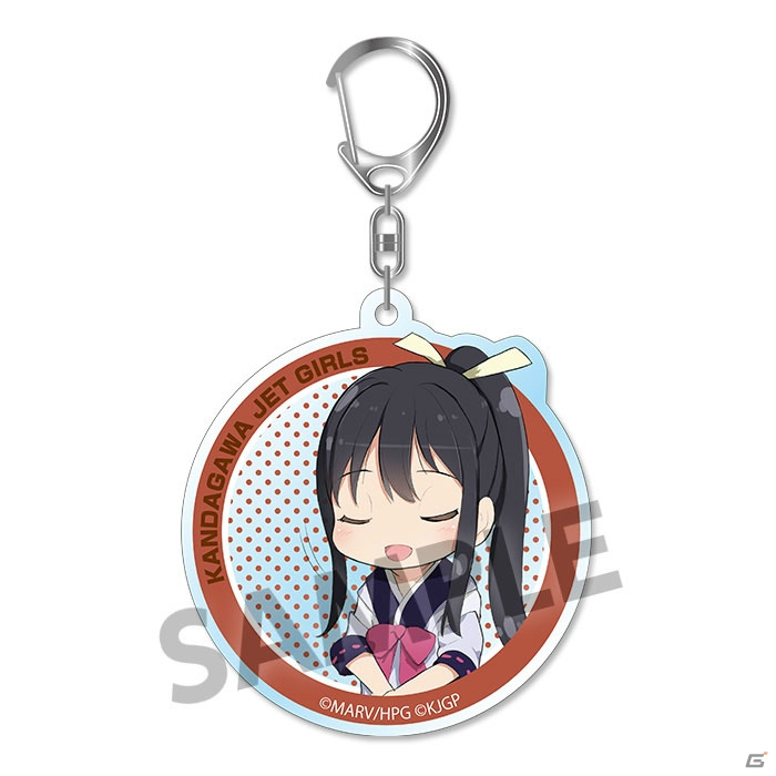 「神田川JET GIRLS」より早くもグッズ化！B2タペストリー、アクリルキーホルダー、アクリルフィギュア、缶バッジコレクションが登場の画像17
