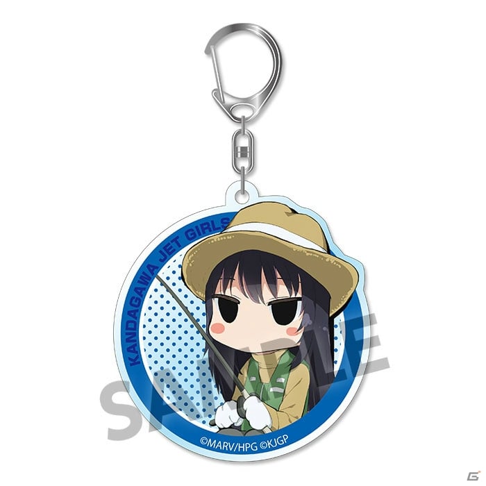 「神田川JET GIRLS」より早くもグッズ化！B2タペストリー、アクリルキーホルダー、アクリルフィギュア、缶バッジコレクションが登場の画像8