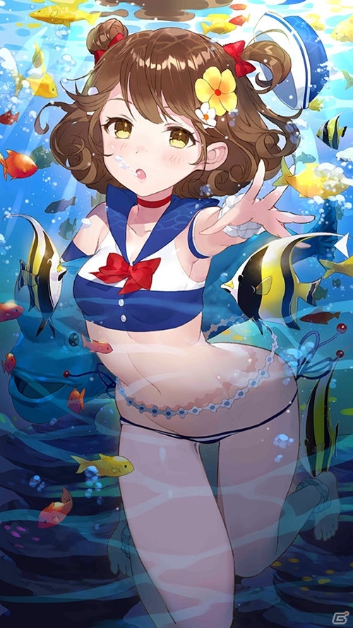 「ガール・カフェ・ガン」にてガチャ「海辺のロマンス」が開催！水着姿のイーコスやジュノが登場の画像4