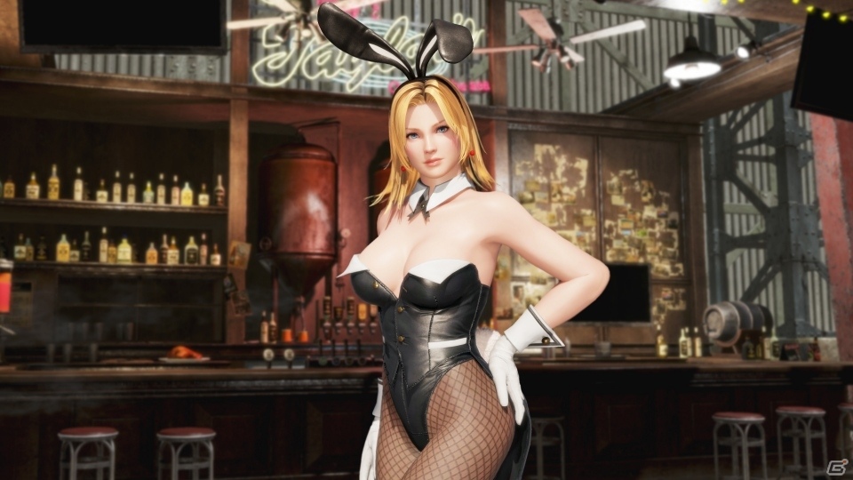 「DEAD OR ALIVE 6」前作で人気だったバニーガール風コスチュームが登場する復刻「うさぴょんコスチューム」が配信!