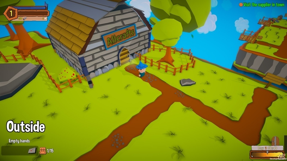 PC「Craftlands Workshoppe」が2020年に発売！雲に囲まれた世界が舞台のファンタジー経営ゲームの画像3