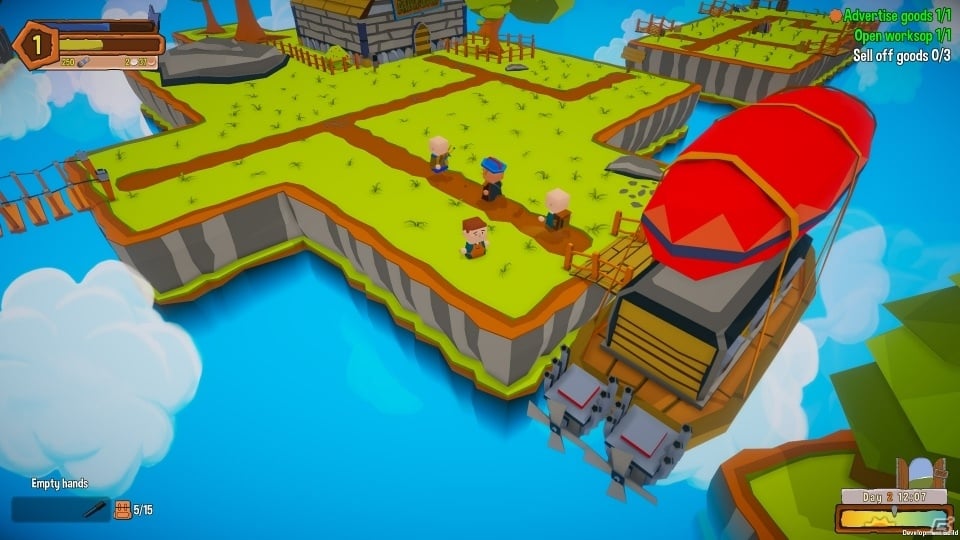 PC「Craftlands Workshoppe」が2020年に発売！雲に囲まれた世界が舞台のファンタジー経営ゲームの画像6