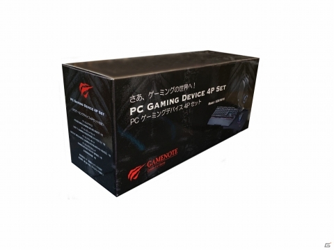 ライトユーザー向けのゲーミングデバイス4点セット「GAMENOTE PC GAMING DEVICE 4PSET」が10月下旬に発売！の画像1