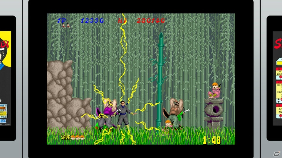 Switch「SEGA AGES SHINOBI 忍」が近日配信決定！海外版やステージセレクト機能などが新たに追加の画像2