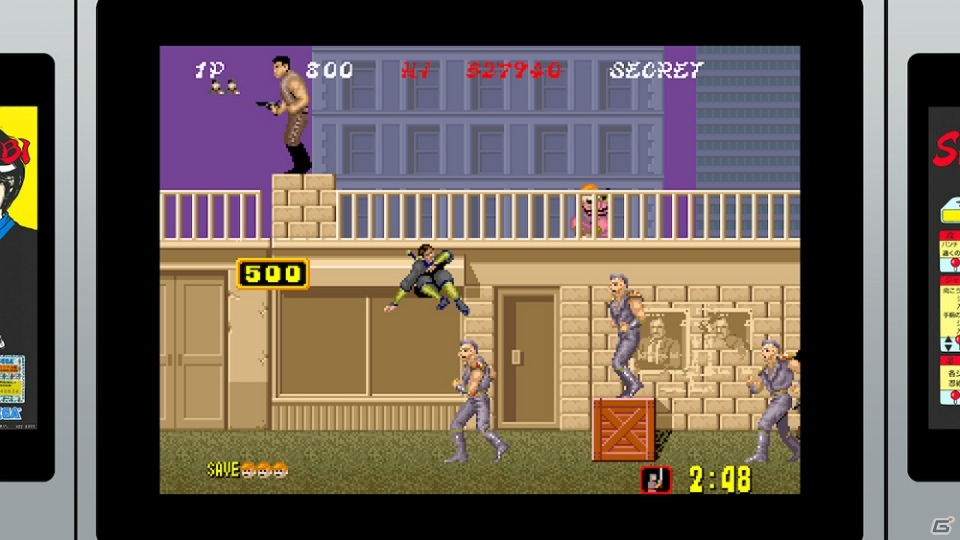 Switch「SEGA AGES SHINOBI 忍」が近日配信決定！海外版やステージセレクト機能などが新たに追加の画像3