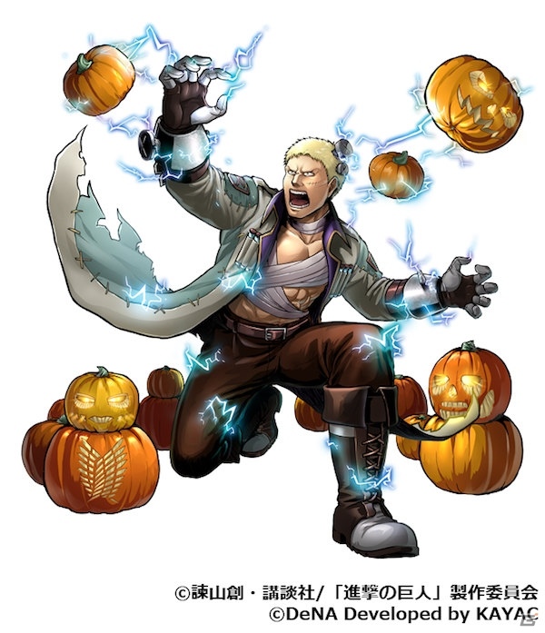 「進撃の巨人TACTICS」毎日無料10連ガチャを引けるキャンペーンが開催！ハロウィン衣装のユニットも登場の画像5