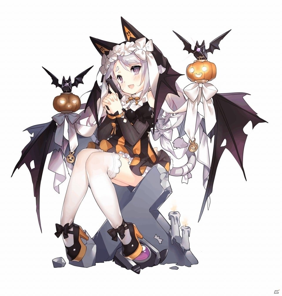 「ドールズフロントライン」ウェルロッドMKIIや79式、P7など5人のハロウィンスキンを紹介！の画像5