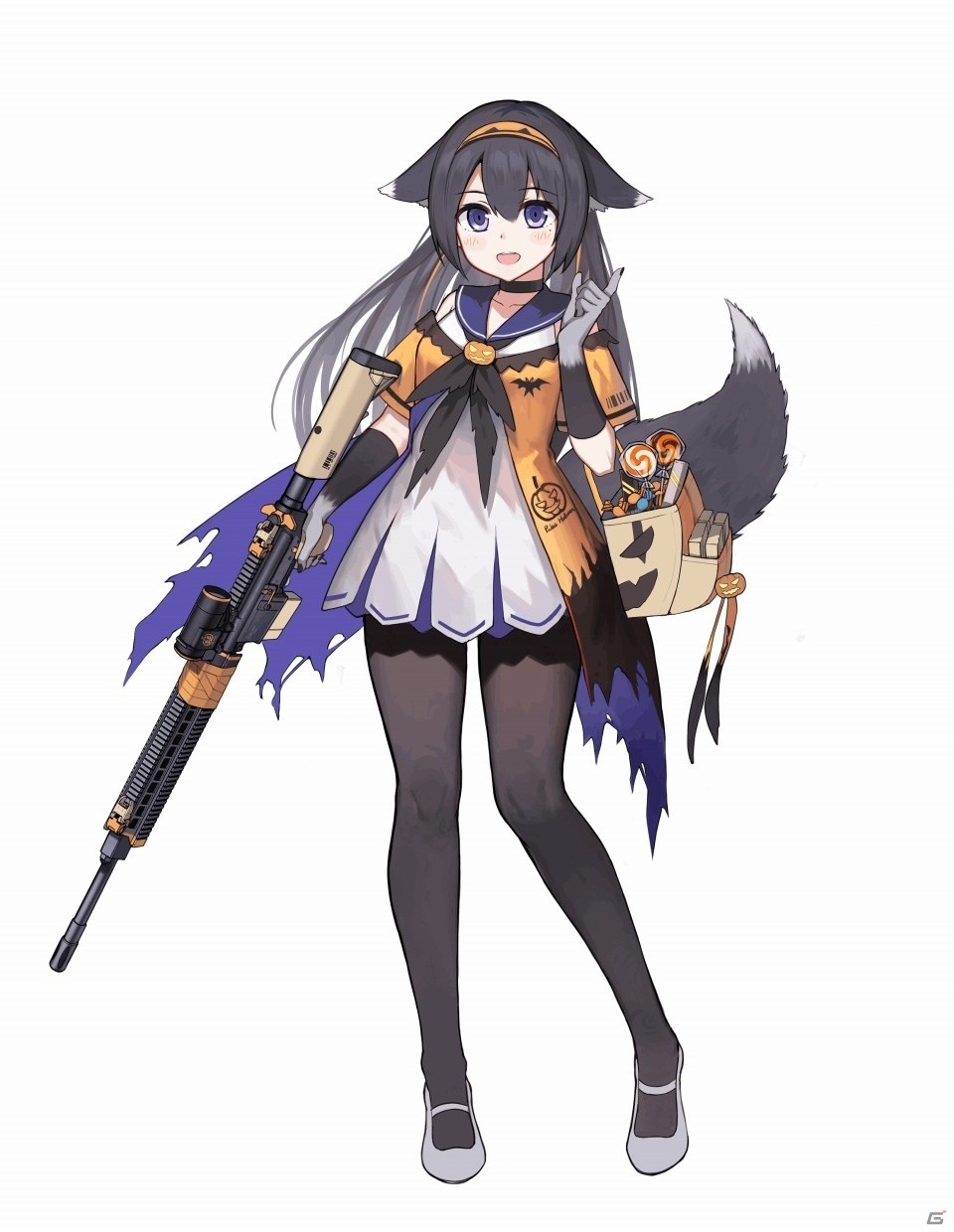 「ドールズフロントライン」ウェルロッドMKIIや79式、P7など5人のハロウィンスキンを紹介！の画像7