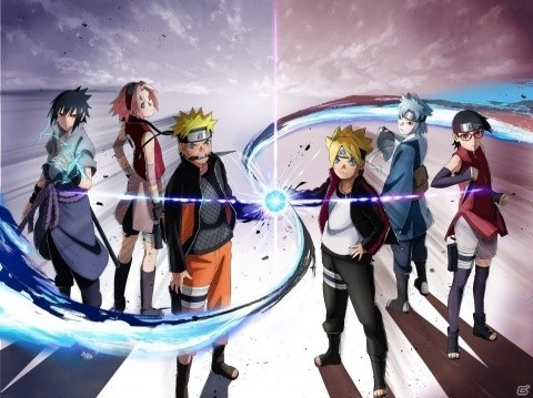 「NARUTO X BORUTO 忍者TRIBES」メインビジュアル＆ナルトとボルトによる「時代を超えた連係」PVが公開！事前登録受付も開始の画像1