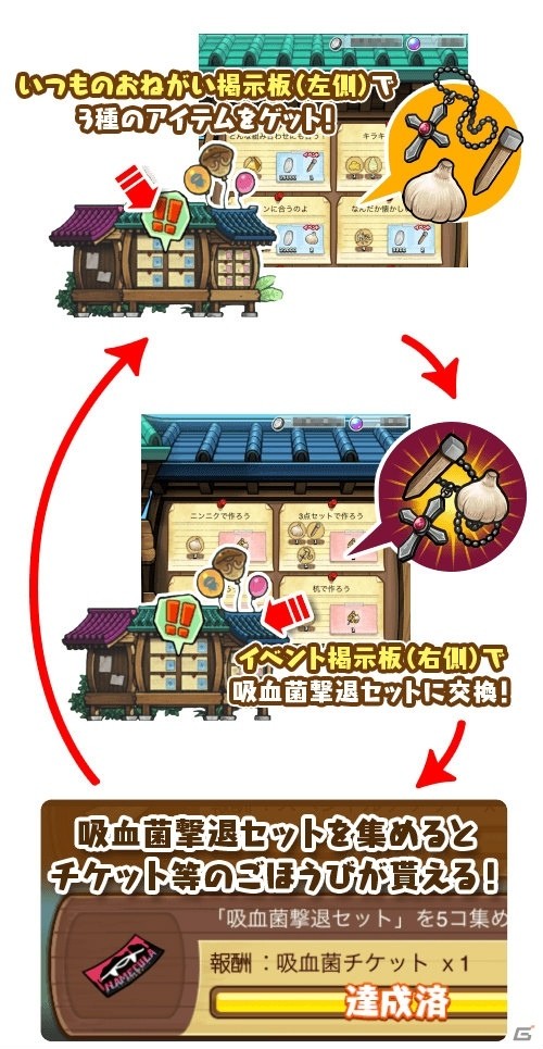 「なめこの巣」イベント「吸血菌ナメキュラ」が開催！吸血菌チケットを集めてハロウィン装備を手に入れようの画像3