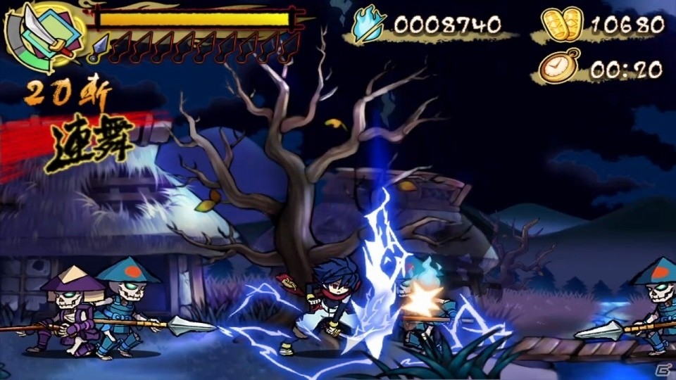 Switch「退魔忍法帖～妖怪地獄変～」が10月31日に配信！次々と迫る妖魔の大軍と戦う忍者活劇アクションの画像3