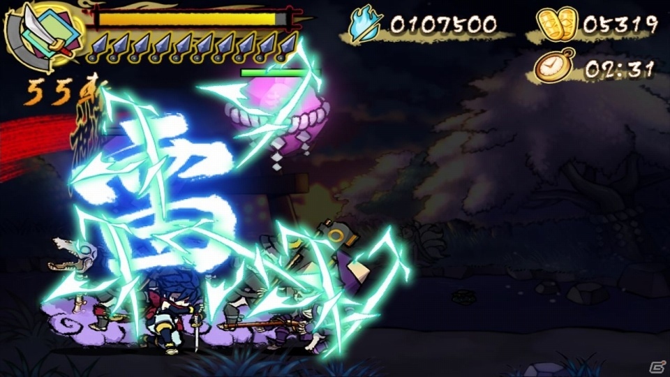 Switch「退魔忍法帖～妖怪地獄変～」が10月31日に配信！次々と迫る妖魔の大軍と戦う忍者活劇アクションの画像5