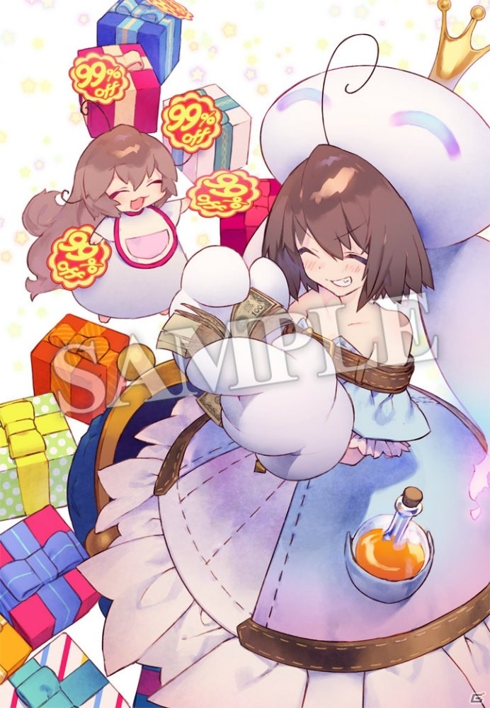 描き下ろしイラストをふんだんに使用した「ガストカレンダー2020」の
