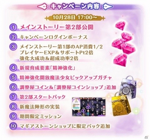 「マギアレコード」10月28日にメインストーリー第2部公開＆魔法少女の新育成要素「精神強化」が登場！の画像3