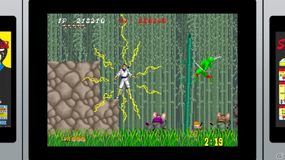 Switch「SEGA AGES SHINOBI 忍」の配信日が10月31日に決定！ゲームセンターの雰囲気を味わえるモードが搭載の画像4