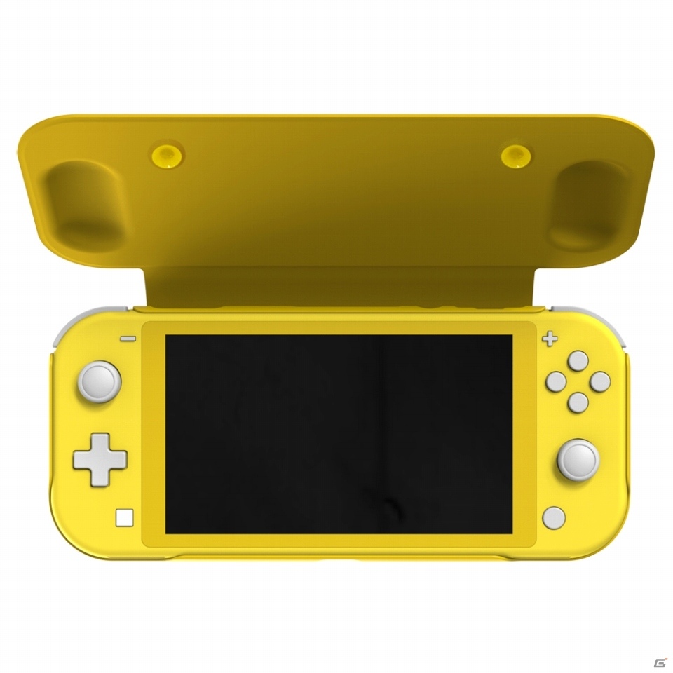 フラップタイプのSwitch Lite用保護カバーが12月中旬に発売！前面をめくるだけでさっとプレイ可能の画像2