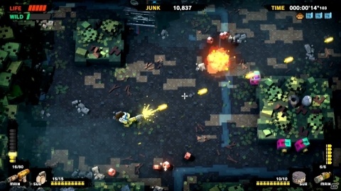 「サル」VS「家電」の“世紀末サルカニ合戦”！アクションシューティング「モンキーバレルズ」が11月7日に発売の画像11