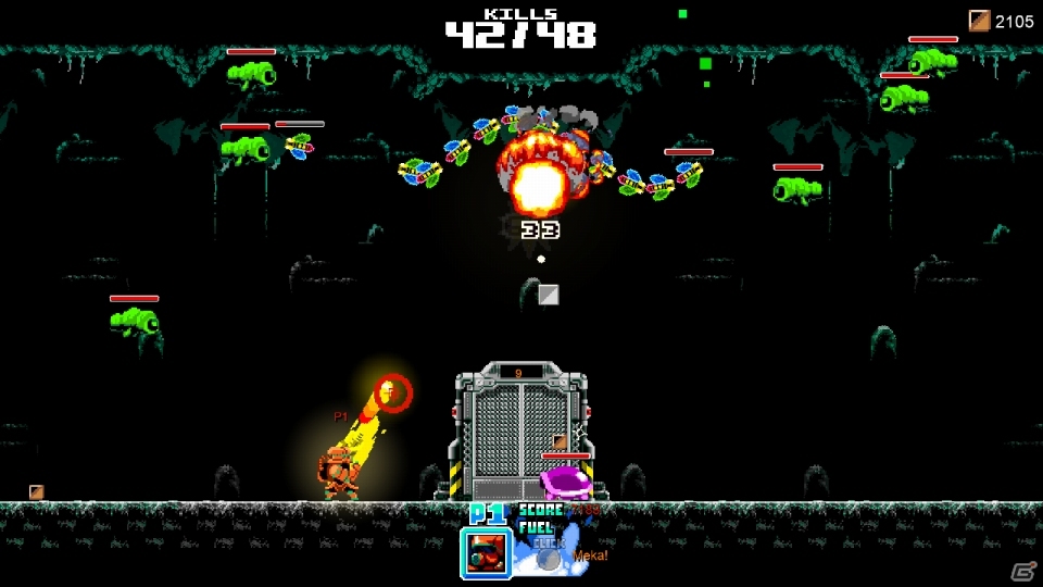 Switch「ガンズ・オブ・マーシー」が11月7日に配信！レトロ調のグラフィックが特徴のアーケードアクションの画像2