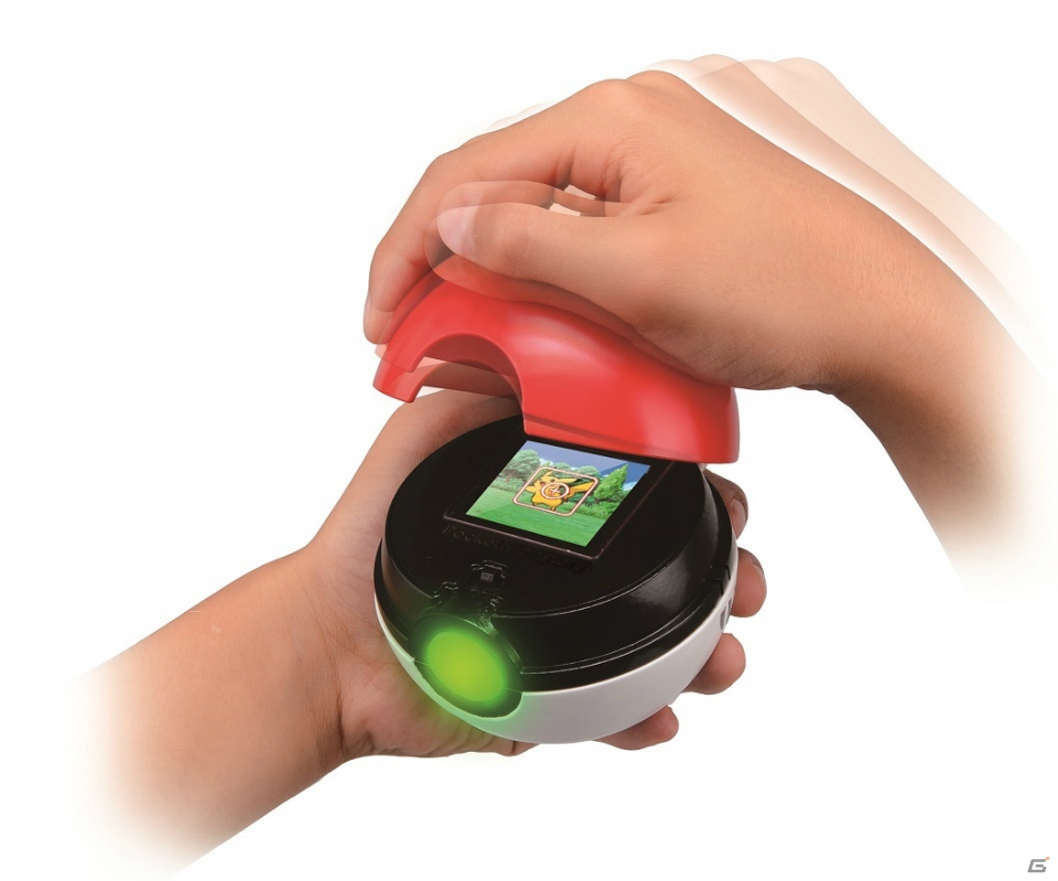 あ！ボールから抜けだした！？“ポケモンゲット”が体感できるモンスターボール型液晶玩具が11月16日に発売の画像2