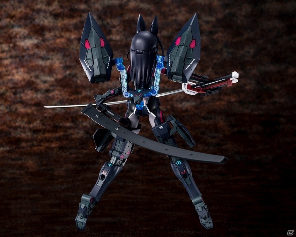 「アリス・ギア・アイギス」吾妻楓【皆伝】がメガミデバイス仕様でプラモデル化！2020年4月発売予定の画像2