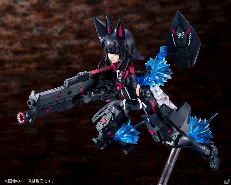「アリス・ギア・アイギス」吾妻楓【皆伝】がメガミデバイス仕様でプラモデル化！2020年4月発売予定の画像4