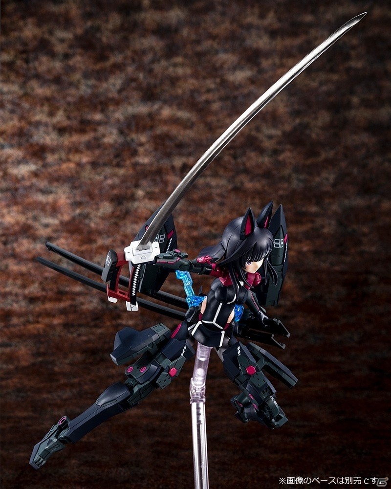 「アリス・ギア・アイギス」吾妻楓【皆伝】がメガミデバイス仕様でプラモデル化！2020年4月発売予定の画像8