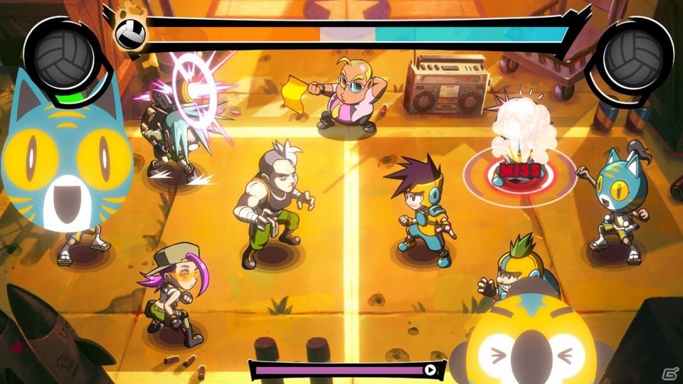 ドッジボールを題材にしたユニークなリズムゲーム「スーパードッジボールビーツ」がPS4/Switchで配信！の画像4