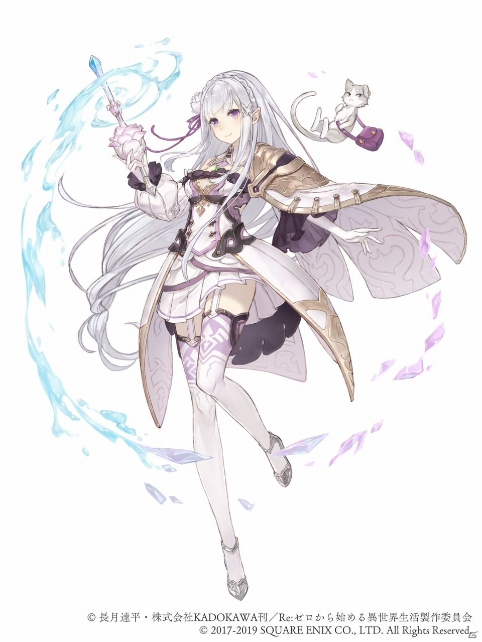 「SINoALICE」リゼロコラボが本日より実施！エミリア/クレリックやレム/クラッシャーらがガチャに登場の画像7