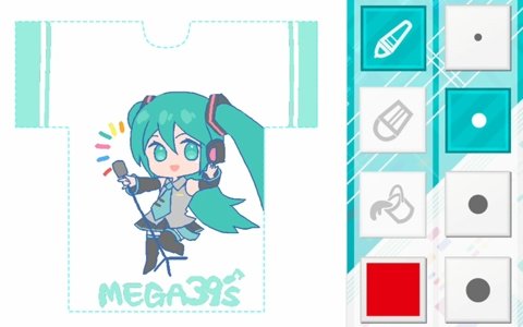「初音ミク Project DIVA MEGA39's」新機能・Tシャツエディットの詳細が公開！「テオ」「ジターバグ」も収録決定