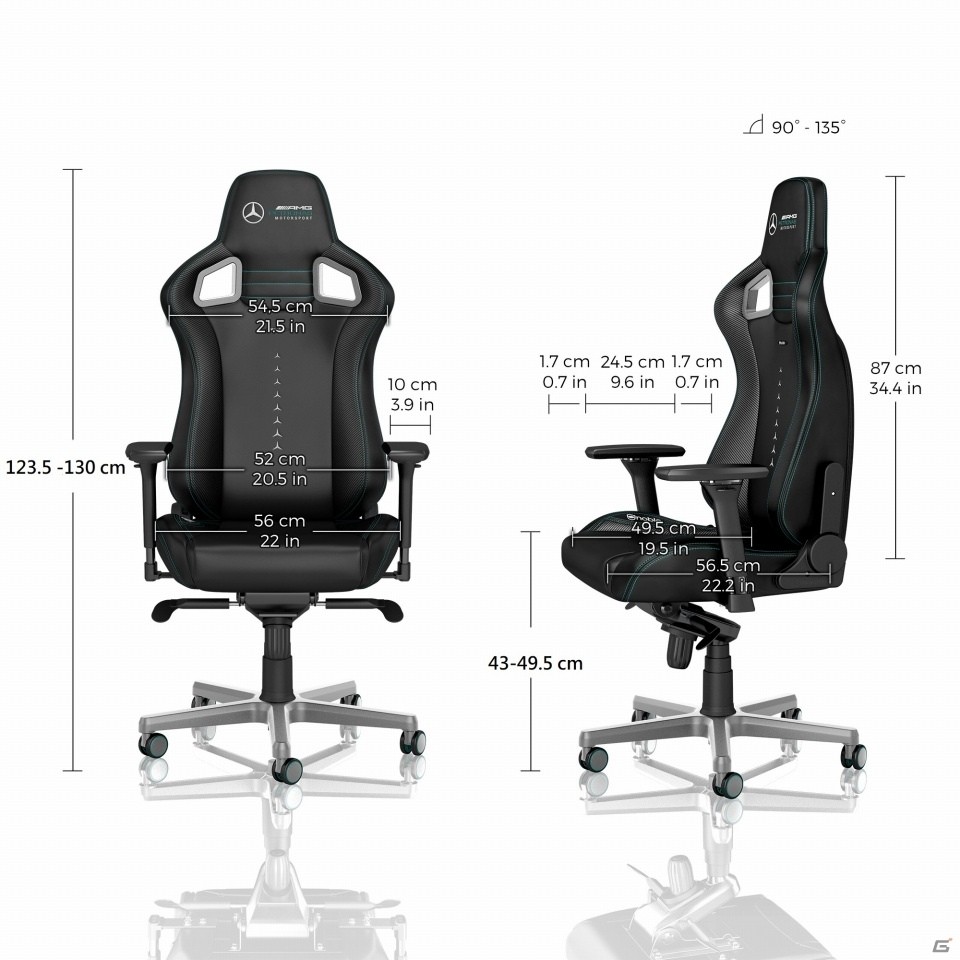 ゲーミングチェアブランド「noblechairs」よりメルセデスとのコラボモデルが販売開始！の画像7