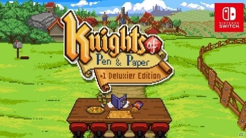 Switch「Knights of Pen and Paper +1 Deluxier Edition」のあらかじめDLがスタート！の画像1