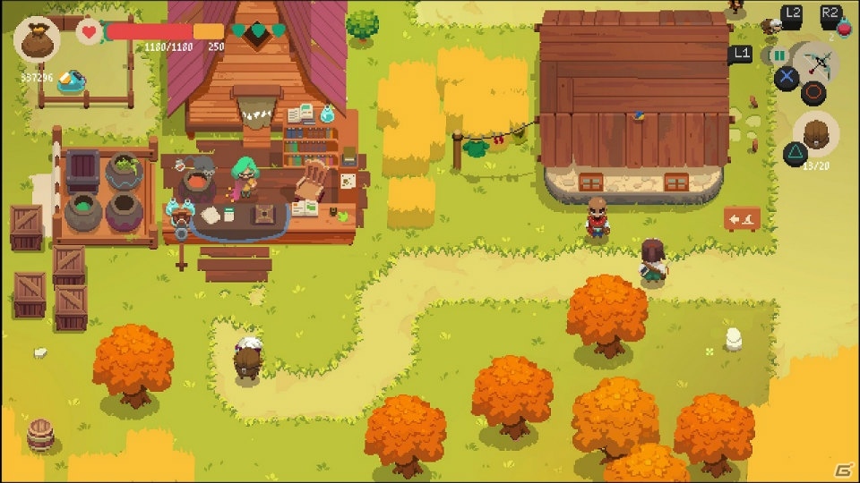 ショップ経営＋ダンジョン冒険アクションRPG「ムーンライター 店主と勇者の冒険」PS4版が11月22日に配信！の画像7