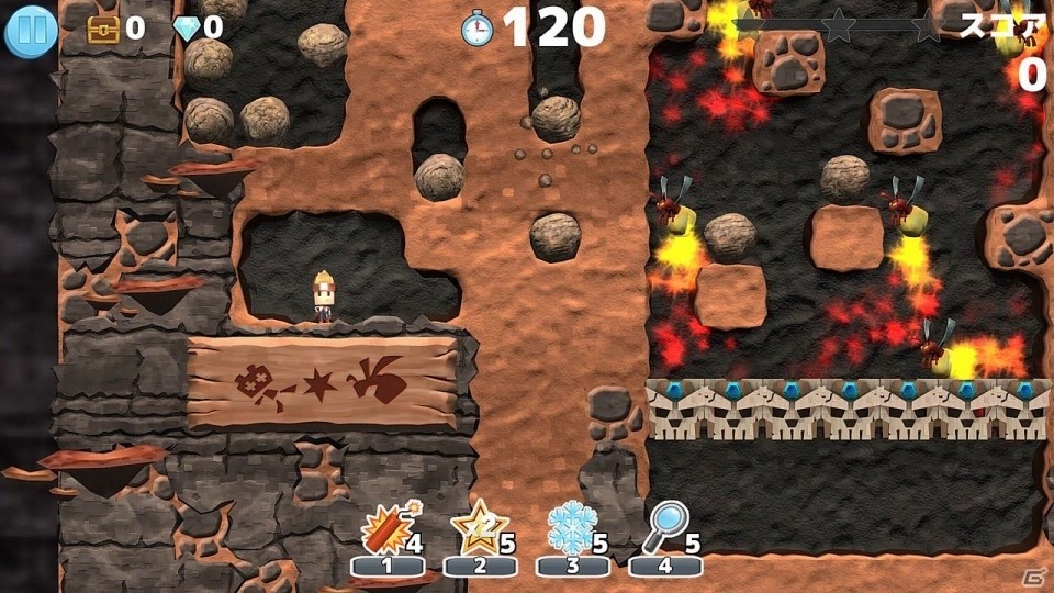 Switch「バルダーダッシュ：Boulder Dash - 30th Anniversary」本日配信！危険とお宝がいっぱいの洞窟を探検しようの画像1