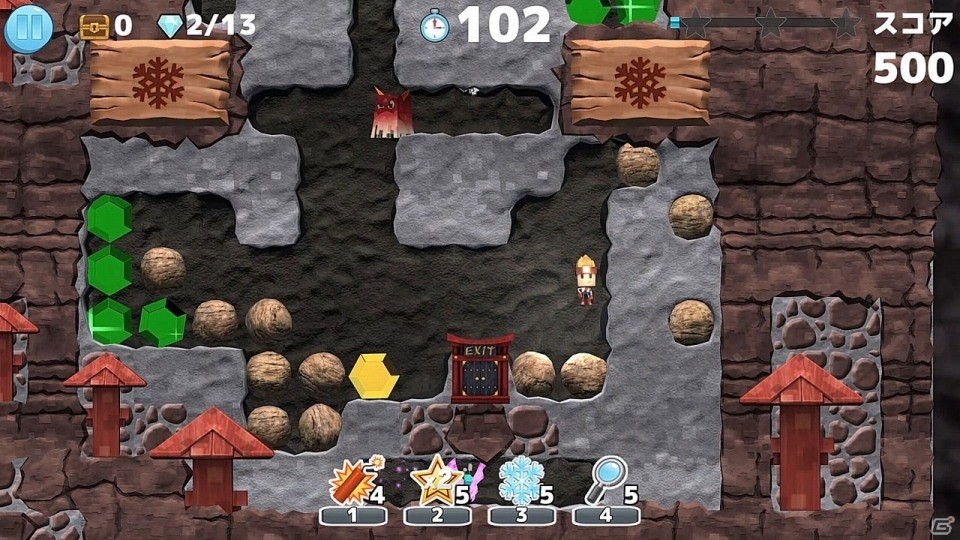 Switch「バルダーダッシュ：Boulder Dash - 30th Anniversary」本日配信！危険とお宝がいっぱいの洞窟を探検しようの画像6