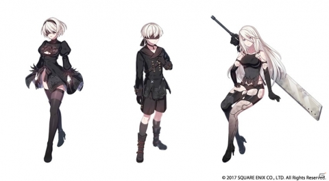 「ゴシックは魔法乙女」で「NieR:Automata」とのコラボが11月19日より開始！2Bや9Sが使い魔として登場の画像3