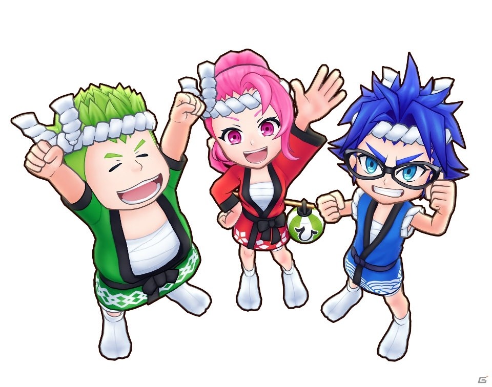 「おまつりクエスト ひっぱれQ」が11月下旬より稼働開始！最大3人で遊べる発散系体感型バラエティアーケードゲームの画像1