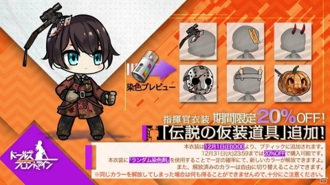 「ドールズフロントライン」専用装備が手に入る第七戦役「夜戦」が11月29日に開放！新たな戦術妖精も3体追加の画像4