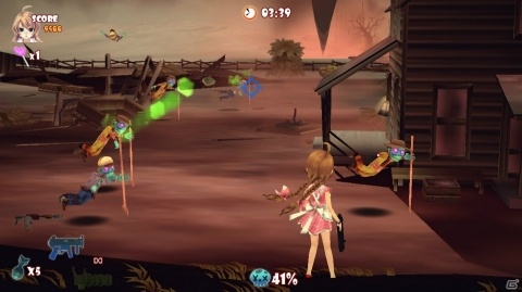 Switch「ゾンビ パニック イン ワンダーランド DX」が配信開始！モモタロウや白雪姫たちがゾンビ退治の旅に出るアクションSTGの画像5