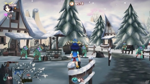 Switch「ゾンビ パニック イン ワンダーランド DX」が配信開始！モモタロウや白雪姫たちがゾンビ退治の旅に出るアクションSTGの画像9