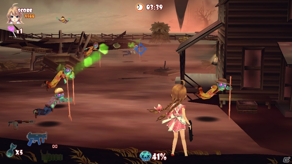 Switch「ゾンビ パニック イン ワンダーランド DX」が配信開始！モモタロウや白雪姫たちがゾンビ退治の旅に出るアクションSTGの画像5