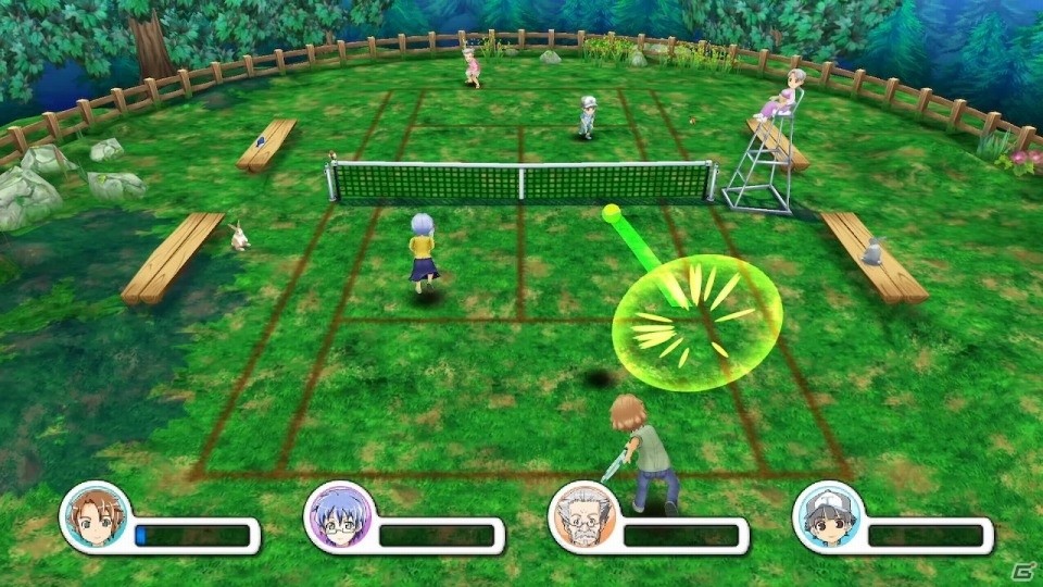 Switch版「おきらくテニスSP」が11月28日に配信！最大4人で楽しめるカジュアルテニスゲームの画像5