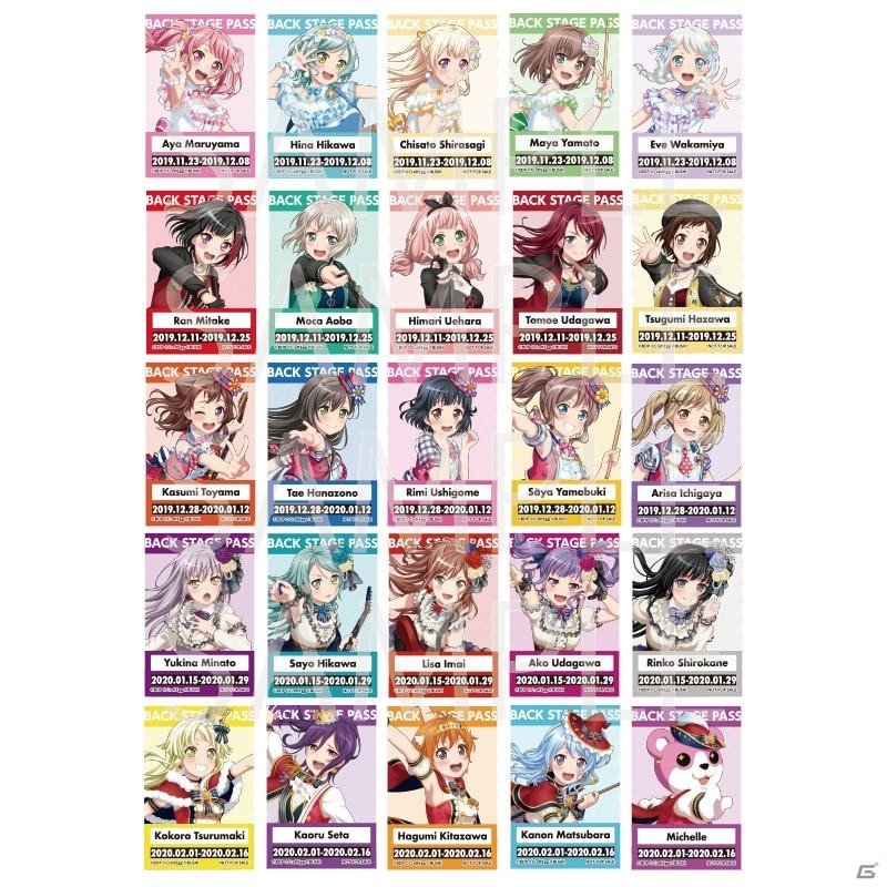 「BanG Dream!×アニメイトオンリーショップ～Road to ワールドフェア2020～」が11月23日より実施！の画像3
