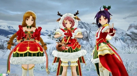 「ソードアート・オンライン アーケード　ディープ・エクスプローラー」サンタ衣装のアスナたちが登場！の画像6