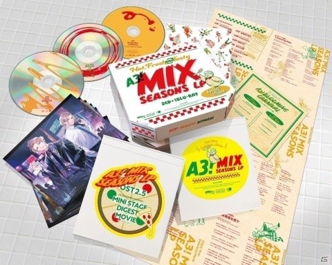 MANKAIカンパニーミックス公演アルバム「A3! MIX SEASONS LP」のジャケットや展開図、試聴動画が公開！の画像2