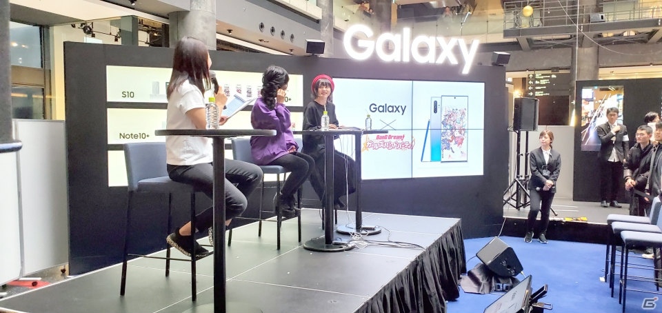 相羽あいなさんと中島由貴さんが登壇した「Galaxy×バンドリ！ガールズバンドパーティ！」スペシャルステージの開催レポートが到着！の画像6