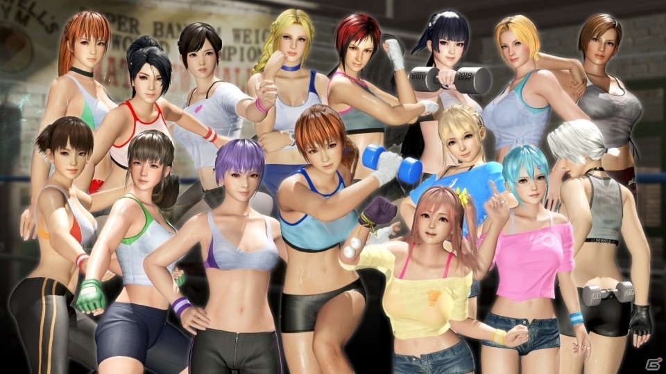 Dead Or Alive 6 汗だく トレーニングウェアが発売 Tvアニメ ダンベル何キロ持てる コラボ称号も無料配信 Gamer