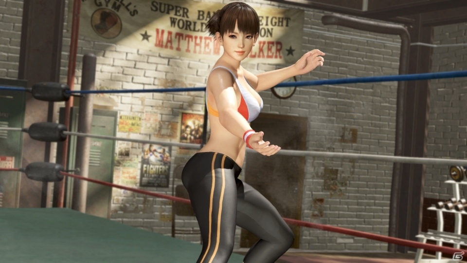 「DEAD OR ALIVE 6」汗だく！トレーニングウェアが発売！TVアニメ「ダンベル何キロ持てる？」コラボ称号も無料配信の画像9