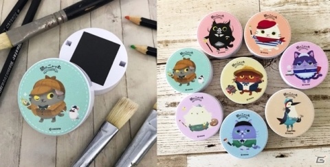 「猫のニャッホ」の缶マグネットとマグネットクリップが本日よりMagnet Parkで販売開始！の画像3